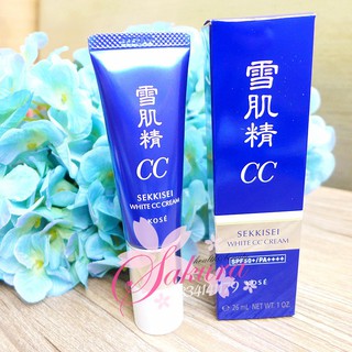 KEM NỀN TRANG ĐIỂM KOSE SEKKISEI WHITE CC CREAM (30g)