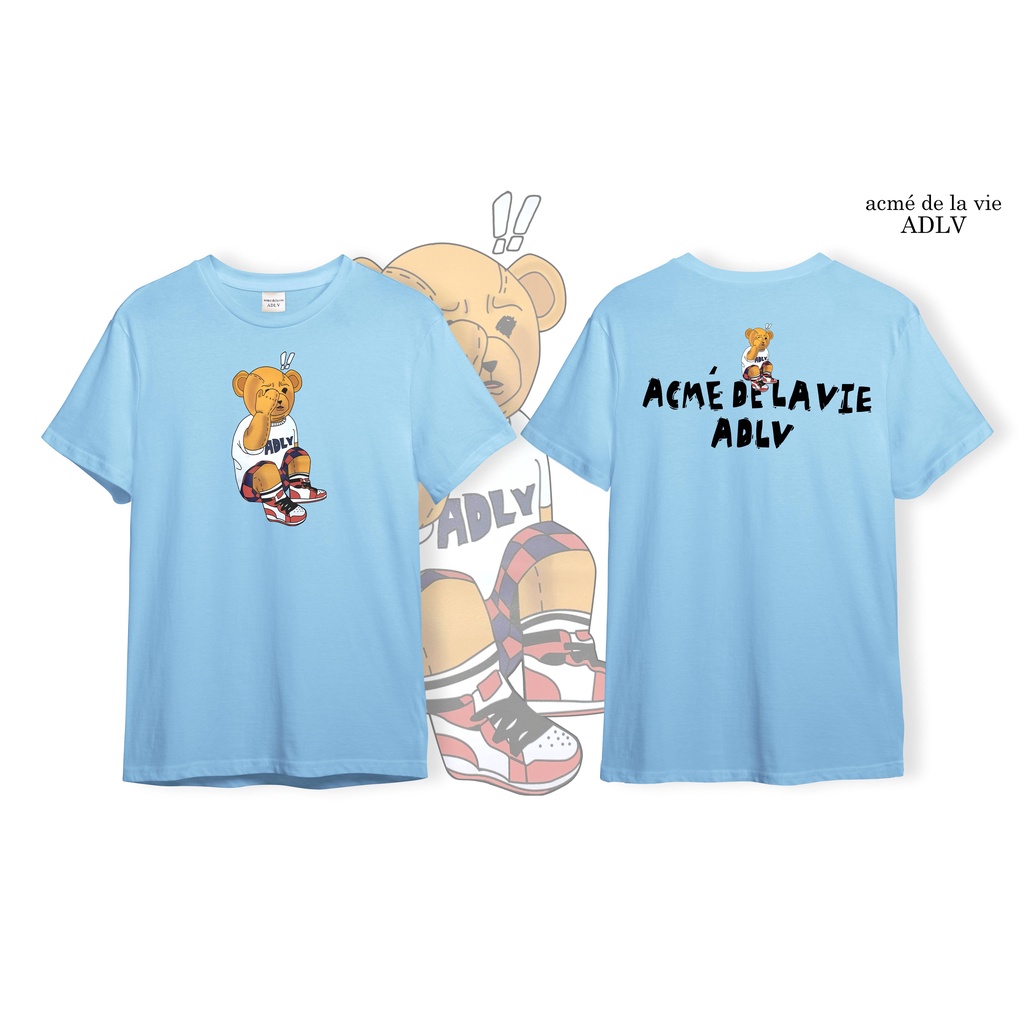 Áo ADLV Thun Cotton CAO CẤP [Vải Cotton] - Mẫu 34 - Gấu Teddy Mang Giày