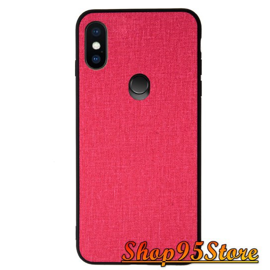 Ốp lưng xiaomi mi 8 / mi 8 pro / mi 8 se mặt lưng vải jean cao cấp