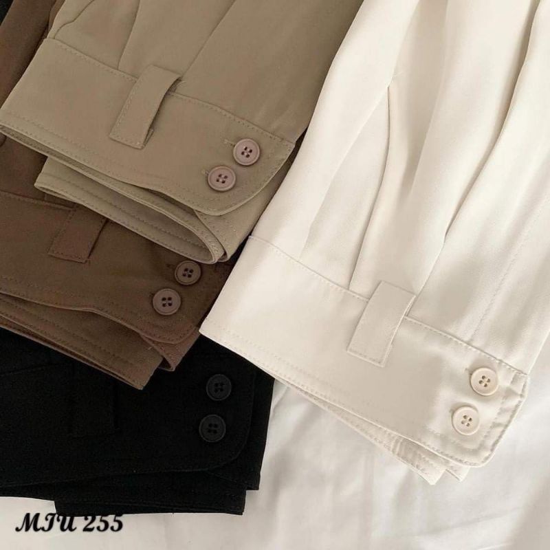 Quần vải ống suông hai cúc hàng QCL1