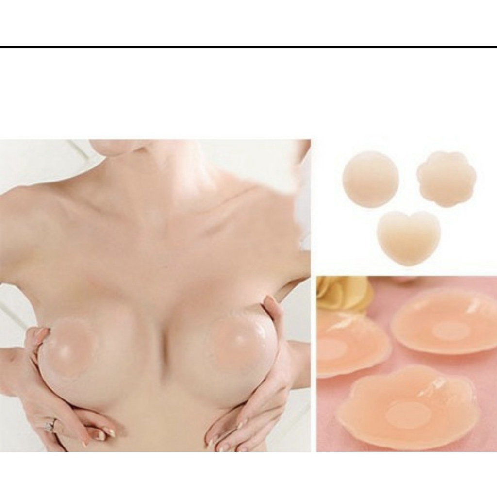 Miêng dán ngực ti hình hoa, hình tròn