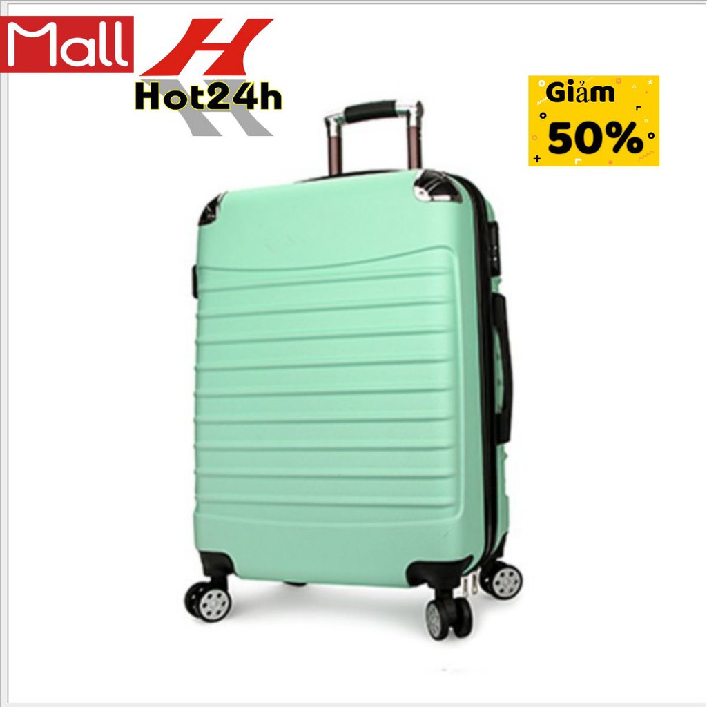Vali du lịch MEVA 003 vali kéo mini size 24 inchs + 20 inchs nhựa ABS chắc chắn bảo hành 5 năm