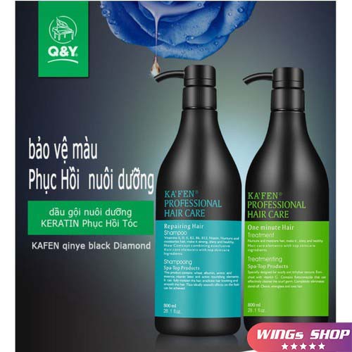 Cặp Dầu GộI Xả Kafen Hoàn Hình 800ML | Phục Hồi Tóc Hư Tổn, Tóc Nát, Tóc Yếu | Hàng Chính Hãng