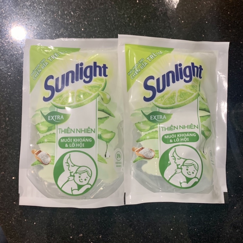 Nước rửa chén Sunlight muối khoáng &amp; lô hội 200g
