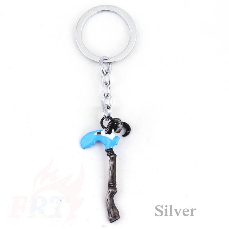 Móc khóa ❉DOTA 2 Keychain❉Games Weapon Guinsoo's Scythe of Vyse Pendants Keychain KeyRing