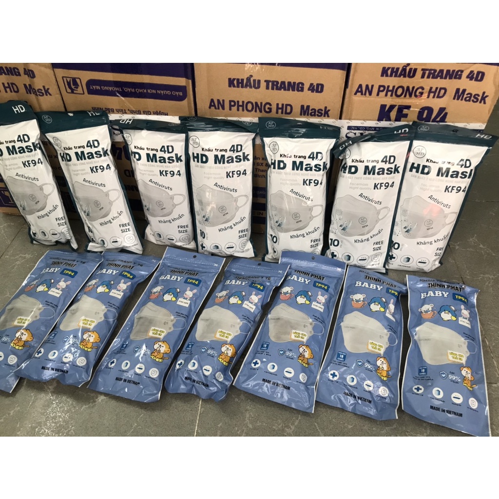Khẩu trang giành cho em bé đủ kiểu dễ thương cao cấp _ hình chụp thật