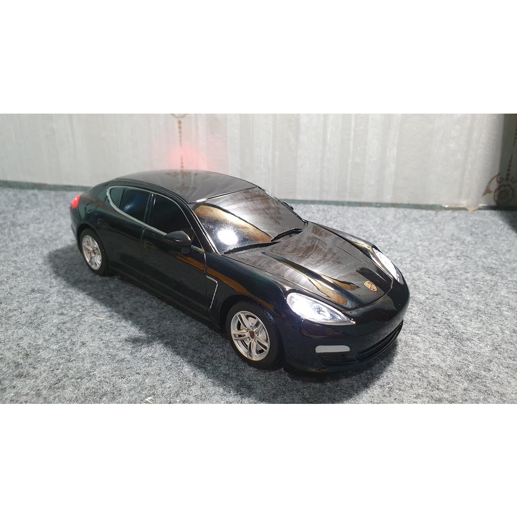 Xe Điều Khiển Porsche Panamera Đen Có Đèn LED Siêu Đẹp