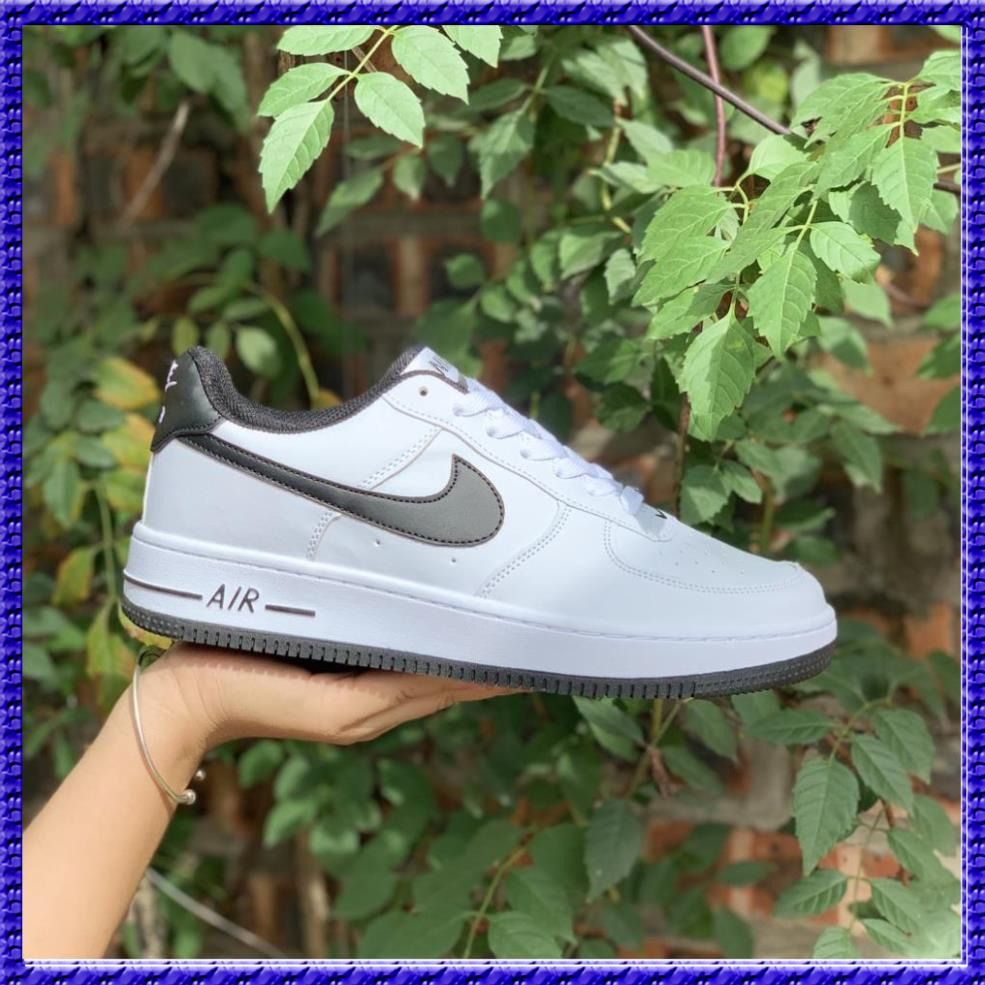 Giày AF1 Trắng Gót Đen Bản Cao Cấp, Giày thể thao Air force 1 Gót đen Cực Hót Full Box+ Bill