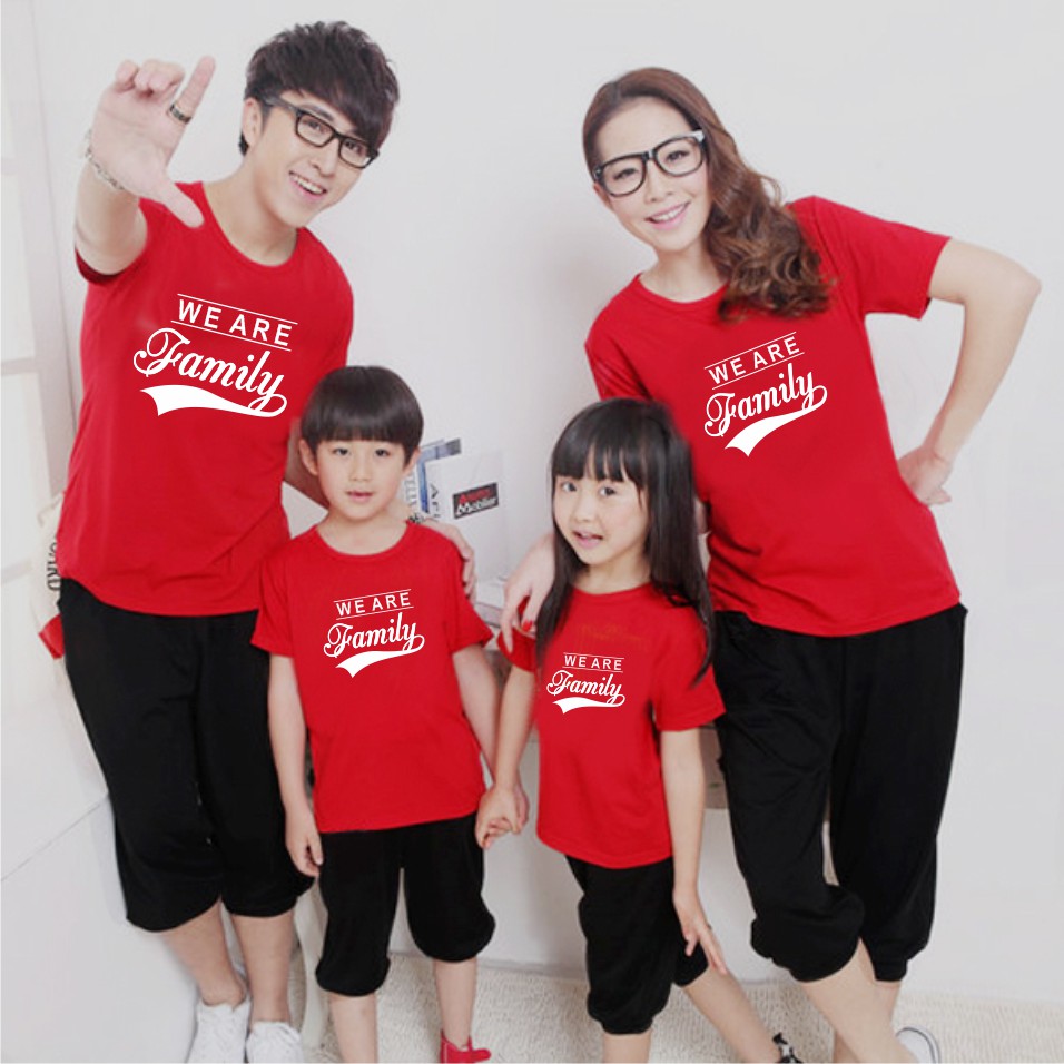 Áo thun We are Family - Áo gia đình
