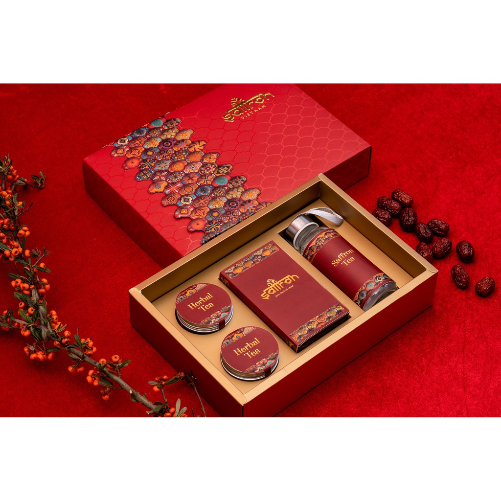 [SET QUÀ] Nhụy Hoa Nghệ Tây SAFFRON SALAM 01Gram kèm quà tặng