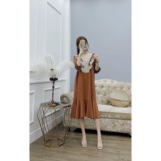 Đầm thun dáng suông đuôi cá, váy thun mặc nhà, đầm bigsize , đồ bầu