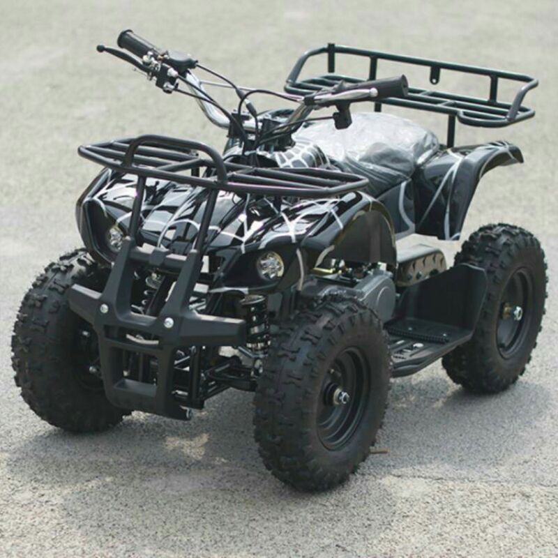 Xe ATV mini động cơ 2 thì 50cc/ xe địa hình 4 bánh/ LED 7 màu