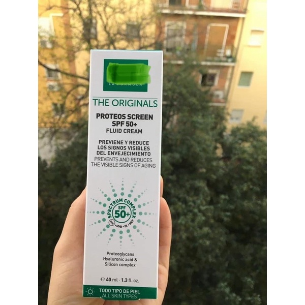 Kem chống nắng phổ rộng Marti kiềm dầu cho da dầu mụn Proteos Screen Spf 50+