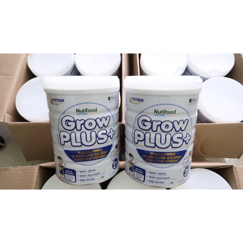 Sữa Grow Plus+ Trắng Hộp 850g Dành cho trẻ Béo Phì