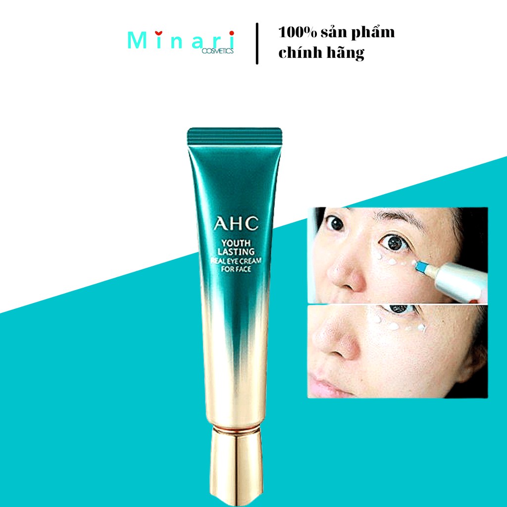 [MẪU MỚI][BILL HÀN] KEM DƯỠNG MẮT FULL SIZE/MINI SIZE  30ml/10ml  AHC 2021 YOUTH LASTING REAL EYE CREAM FOR FACE