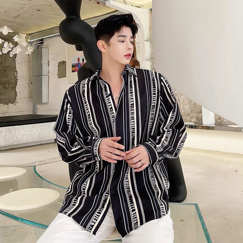 [Hàng order] Áo sơ mi sọc thời trang-QB STORE