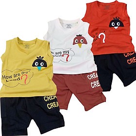 combo 3 bộ quần áo bé trai