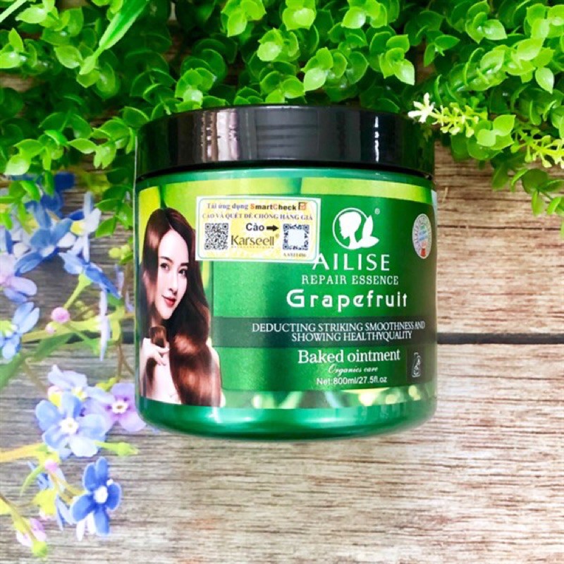 KEM HẤP BƯỞI ORGANIC AILISE PHỤC HỒI CHỐNG RỤNG TÓC