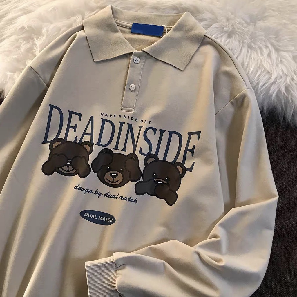 ( ORDER ) ÁO POLO GẤU NÂU - NỈ DA CÁ MỎNG - ( CÓ ẢNH THẬT ) - ORDER KHÔNG CÓ SẴN