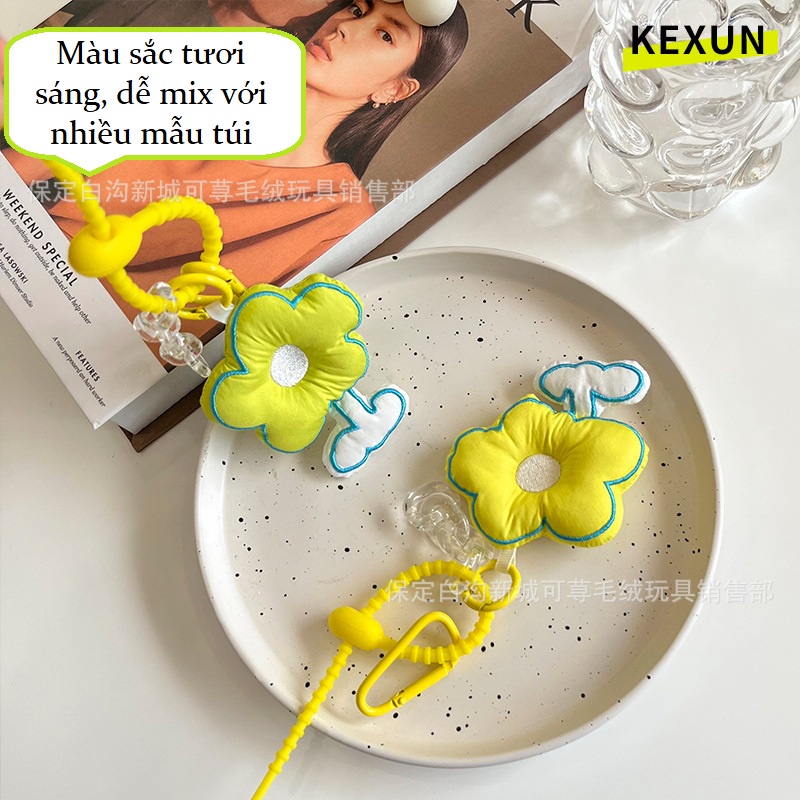 Móc khóa treo balo, phụ kiện móc treo trang trí túi dễ thương ulzzang Emmer191