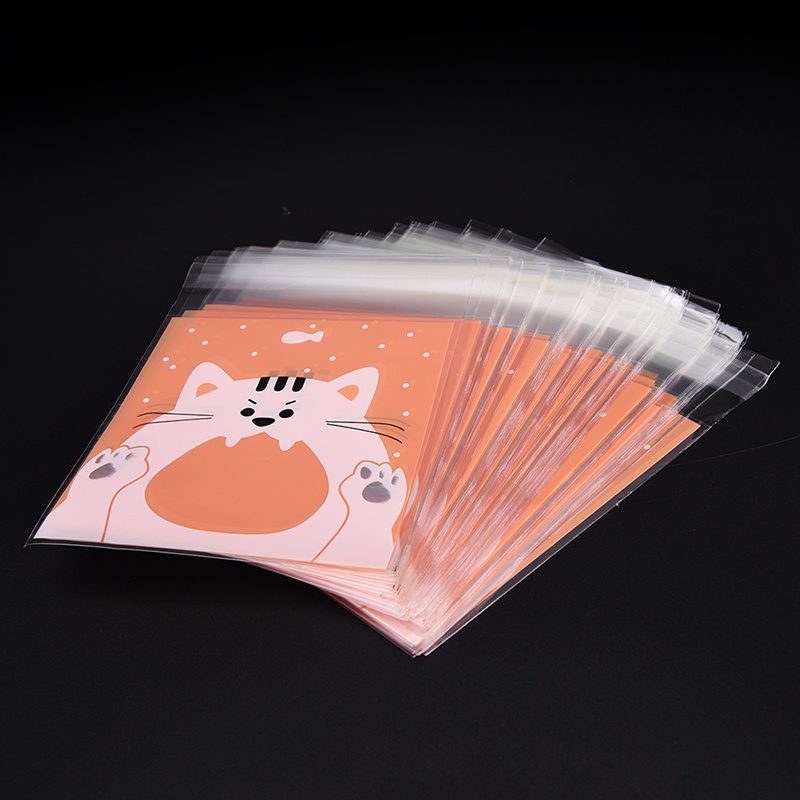 Set 100 Túi Đựng Bánh Kẹo In Hình Động Vật Dễ Thương | BigBuy360 - bigbuy360.vn