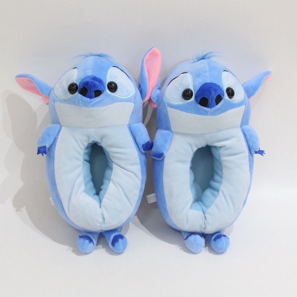 Dép Bông Đi Trong Nhà Ấm Áp Kiểu Hoạt Hình Stitch Sonic Đáng Yêu Cho Bạn Gái
