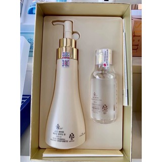 Set Sữa rửa mặt Su:m37° Skin saver Cleansing 250ml tặng nước tẩy trang 100ml - Mỹ phẩm Ohui công ty chính hãng