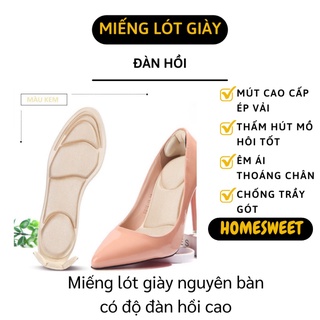 Miếng Lót Giày - Miếng Lót Giày Cao Gót Loại Nguyên Bàn, Giảm Size Cho Giày Rộng 9540
