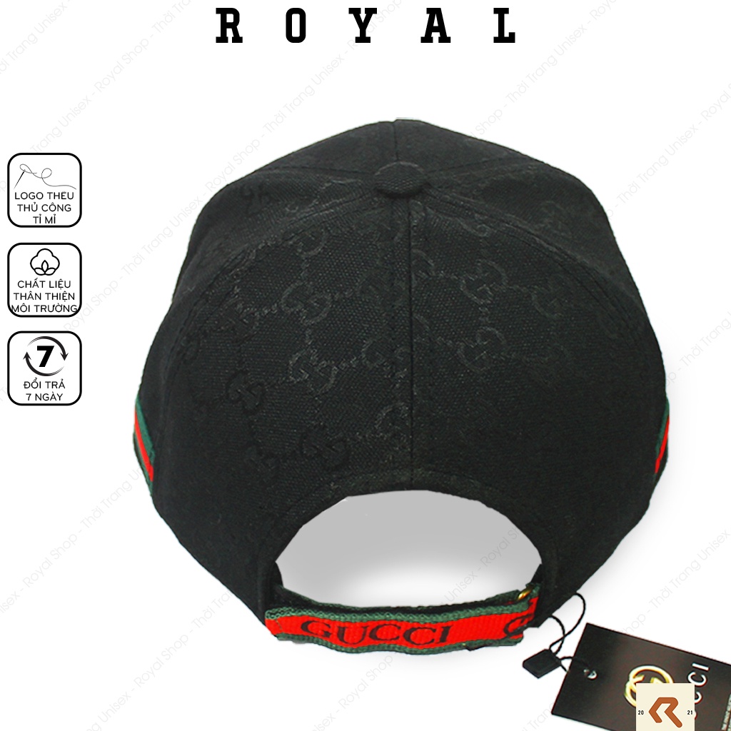 Mũ Lưỡi Trai Nón Lưỡi Trai Nam Nữ GC Vải Kaki Cotton Hàn gucci Nón Kết - Royal Caps