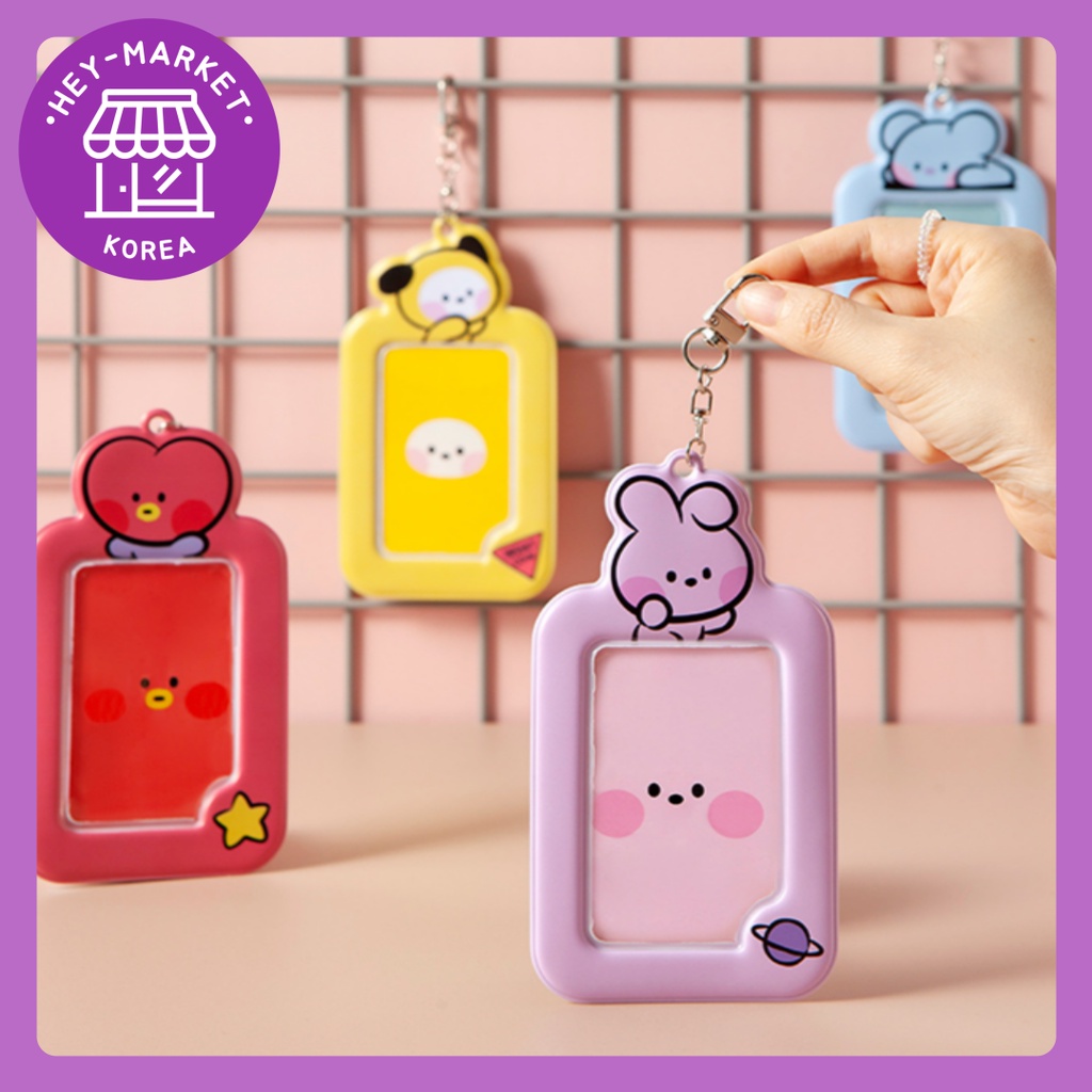 Móc Khóa Gắn Thẻ Ảnh minini minini/KOYA/ RJ/SHOOKY/Mag/ CHIMMY/TATA/ COOKY
