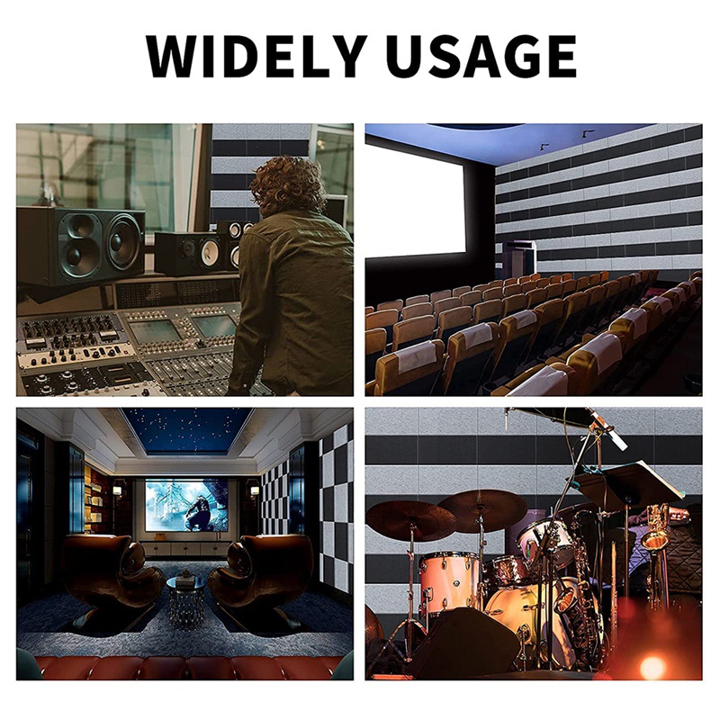 Set 9 Đệm Xốp Cách Âm Chống Ồn Hình Chữ Nhật Trang Trí Cho Studio