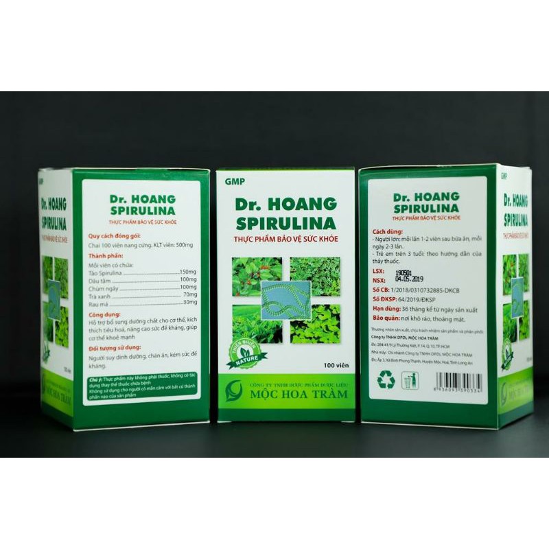 TẢO DR HOANG SPIRULINA (Bs. Lương Lễ Hoàng)