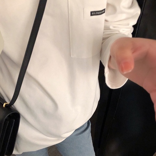 Áo thun nữ tay dài kiểu Hàn Quốc 2 màu tùy chọn thời trang