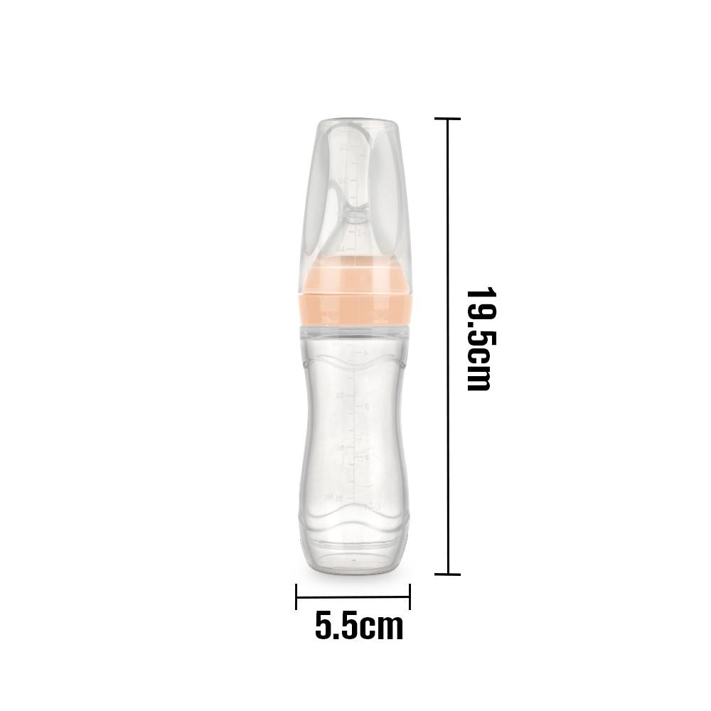 Bình thìa ăn dặm silicone Haakaa, 120ml siêu mềm mại cho bé