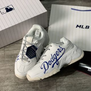 < VIDEO + ẢNH THẬT > GIÀY SNEAKER NLB DODGERS TRẮNG THẤP CỔ