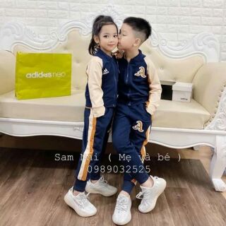 Bộ  adidas phối  màu  cho  Be trai  bé gái(combo  thu hằng)