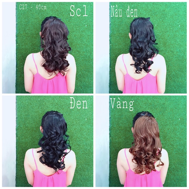 Tóc giả tóc cột C27