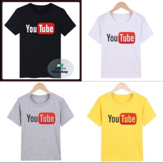 [Rẻ Vô Địch] Áo Thun Youtube form rộng Đủ Màu [Xả]