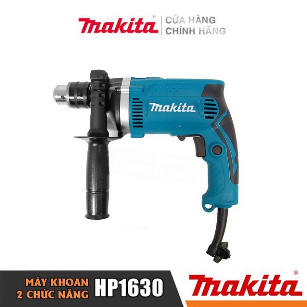 [Chính Hãng] Máy Khoan Búa Makita HP1630 (710W-16MM), Giá Đại Lý Cấp 1, Bảo Hành Tại Các TTBH Toàn Quốc