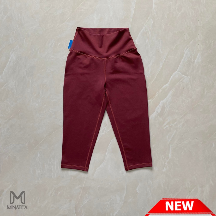 Quần lửng cạp cao tập gym yoga chạy bộ nâng mông tôn dáng chất lượng tiêu chuẩn hàng xuất khẩu