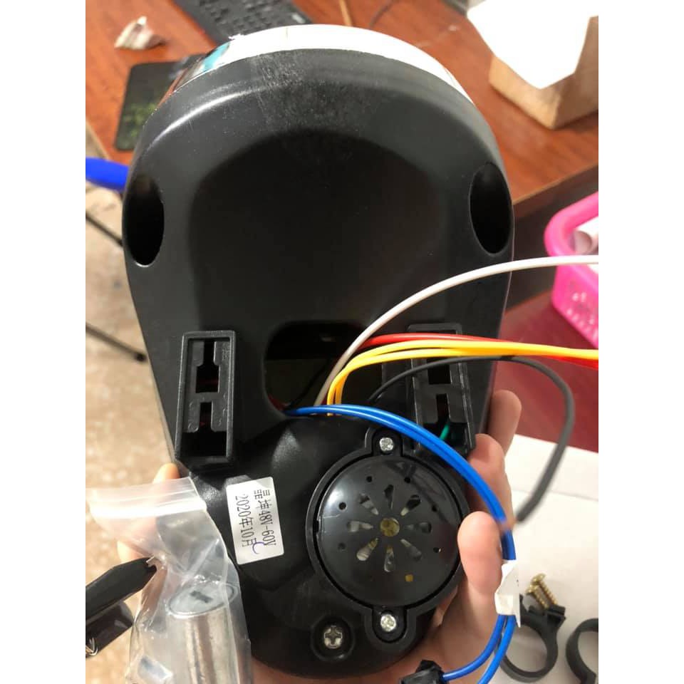 Đèn Led bi cầu 48V Kèm khóa cho Xe cỏ