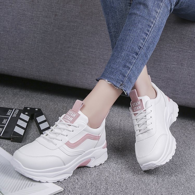 Giày Nữ Thể Thao Sneaker Hàng Hiệu Cao Cấp Màu Trắng Đẹp Phong Cách Hàn Quốc Dễ Phối Đi Học Đi Chơi | BigBuy360 - bigbuy360.vn