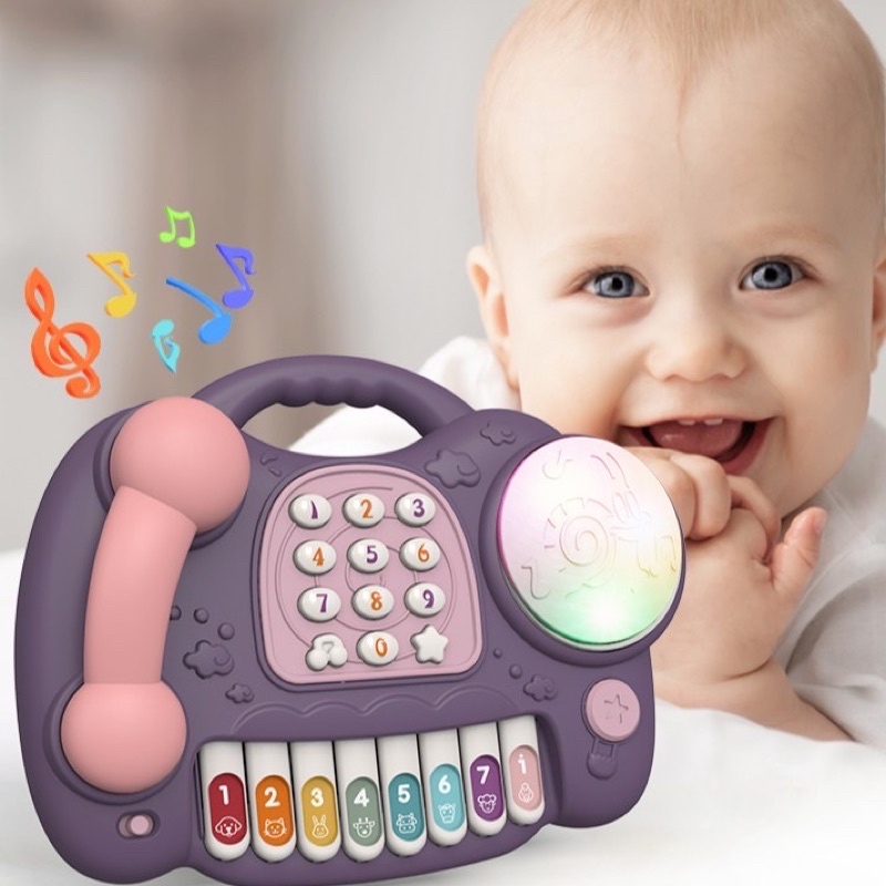 điện thoại đồ chơi cho bé siêu đẹp - chất lượng cao - có nhạc (MB199-2216a/39p)
