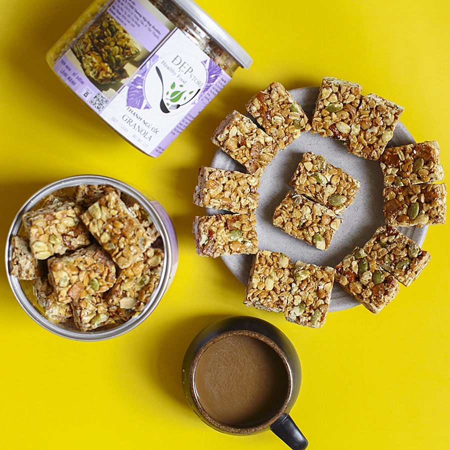 Thanh Ngũ Cốc Dinh Dưỡng Granola Đẹp Store - Thanh Ngũ Cốc Ăn Kiêng.