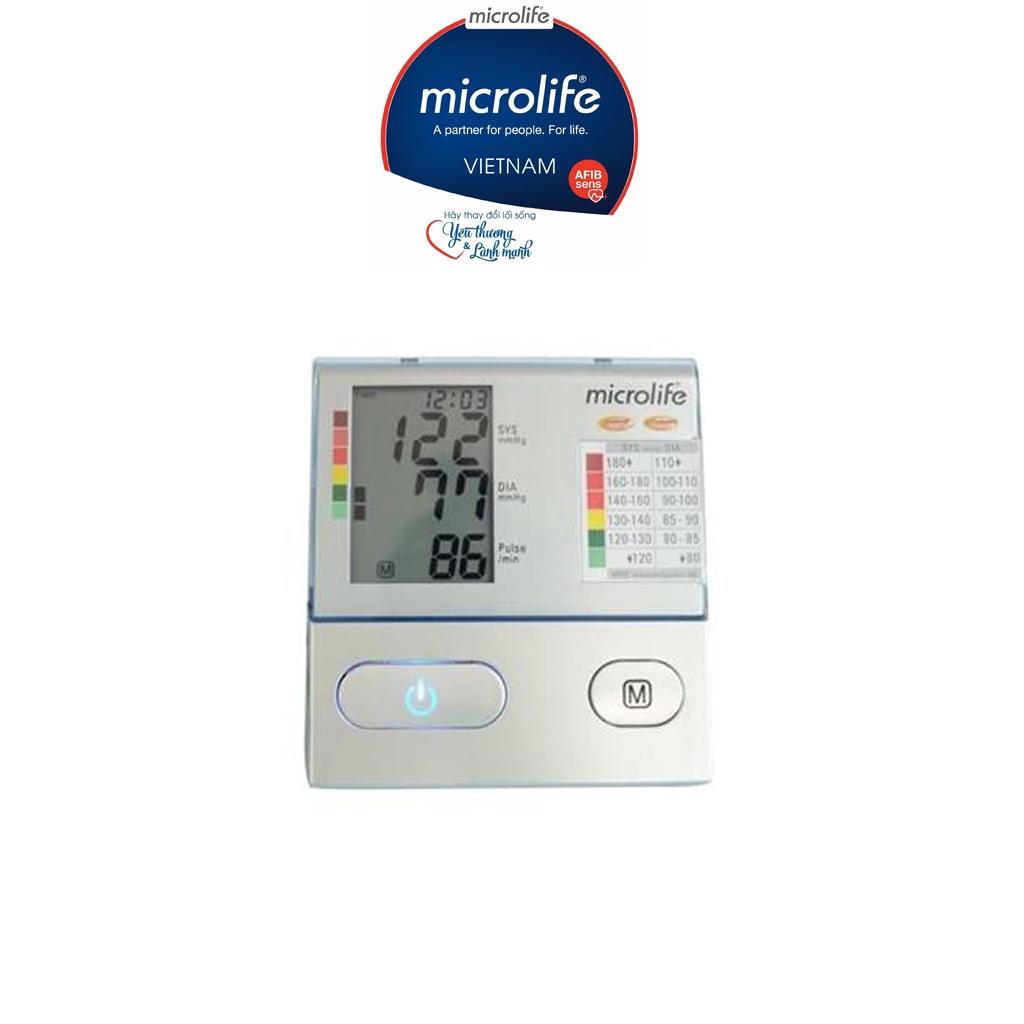 Máy đo huyết áp bắp tay Microlife BP A100 PLUS | Thương Hiệu Thụy Sỹ - Bảo Hành 5 Năm