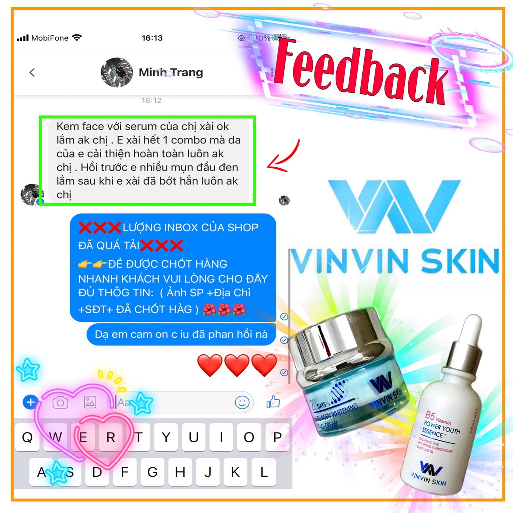 KEM DƯỠNG TRẮNG PHỤC HỒI DA BỊ HƯ TỔN - Collagen Whitening Face Cream - Vinvinskin | BigBuy360 - bigbuy360.vn