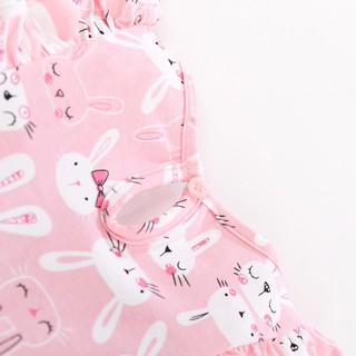 [Mẫu 2021] Váy thun nhiều thỏ Little Maven