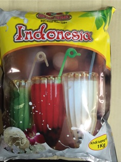 Combo 2 trà đen số 9, 2 bột béo 3ly Indonesia