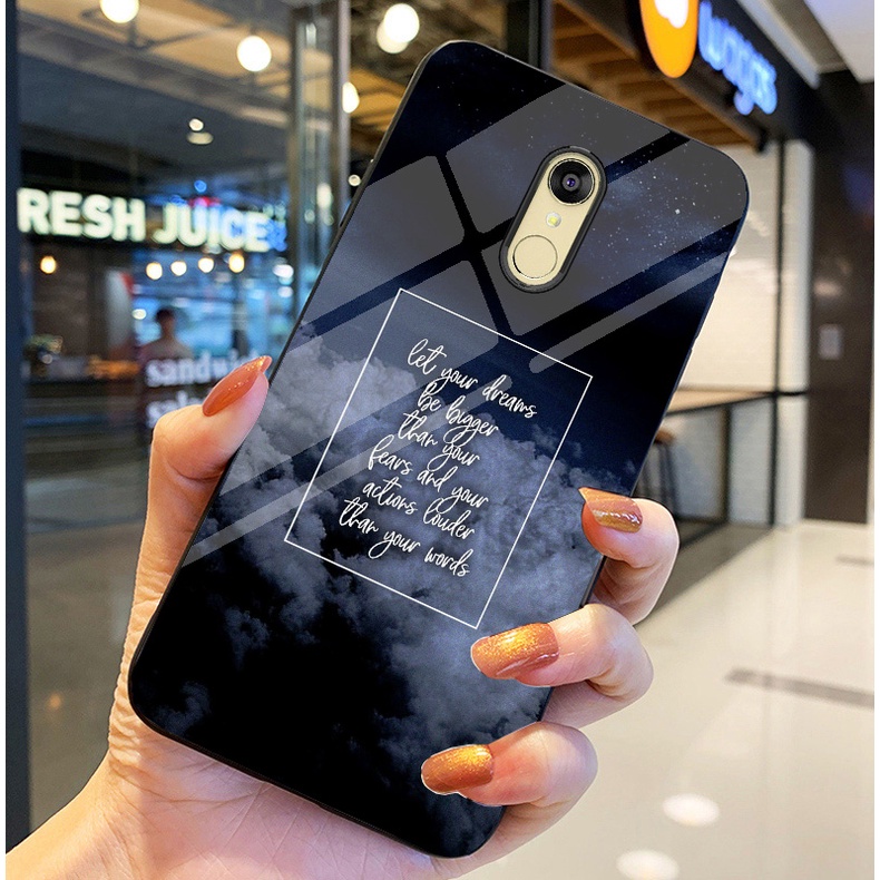 Ốp Lưng XIAOMI REDMI 5 PLUS Ốp kính bóng cao cấp Phi Hành Gia