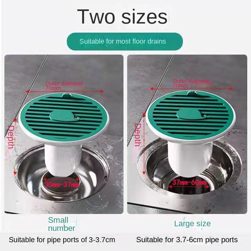 Nắp Đậy Cống Thoát Nước Sàn Nhà Vệ Sinh Tự Động Khử Mùi Chống Mùi Hôi Tiện Dụng